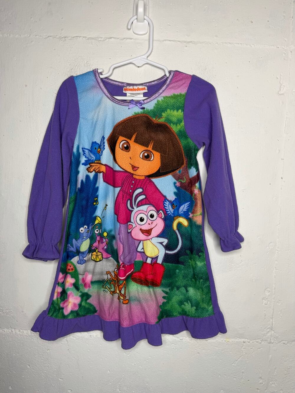 Vintage Dora the Explorer Night Gown Sleep Girls 4T